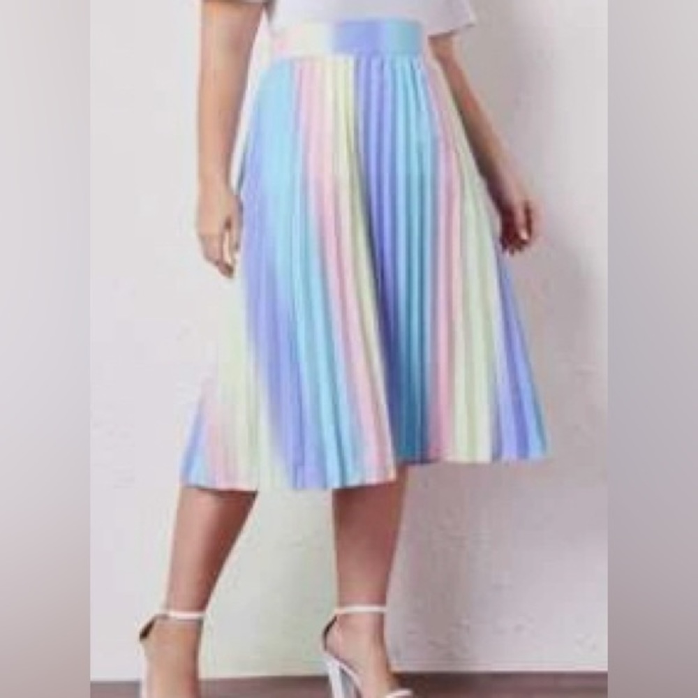 Pastel rainbow skirt
